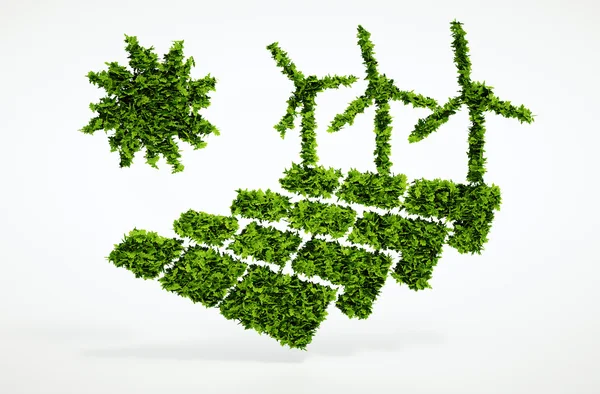 Ecology sustainable energy concept — Stock Photo, Image