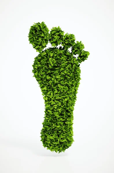 Ecological footprint symbol — Stock Photo, Image