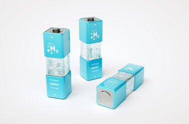 Hydrogen energy concept clipart