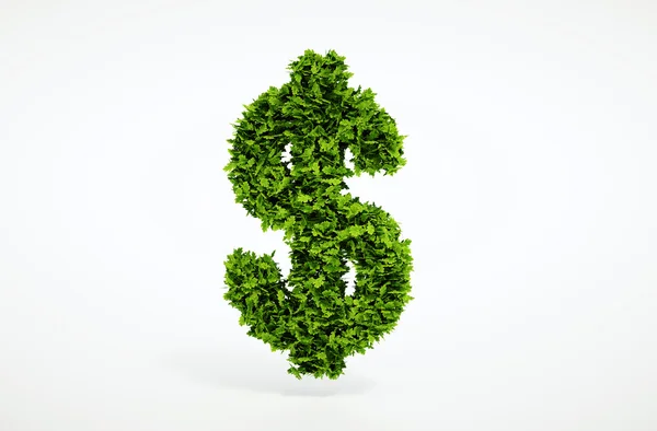 Ecology dollar concept — Stock Photo, Image