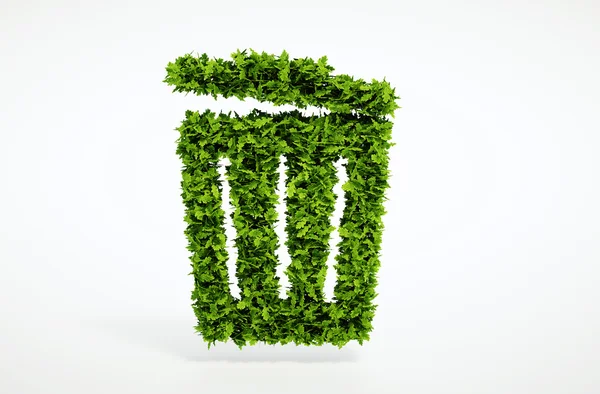 Ecology trash can concept — Stock Photo, Image