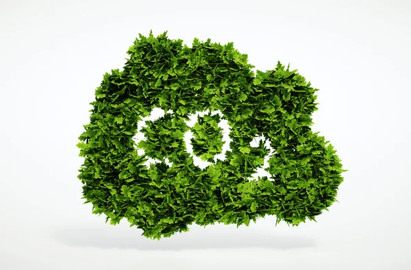 Símbolo Eco CO2 — Fotografia de Stock