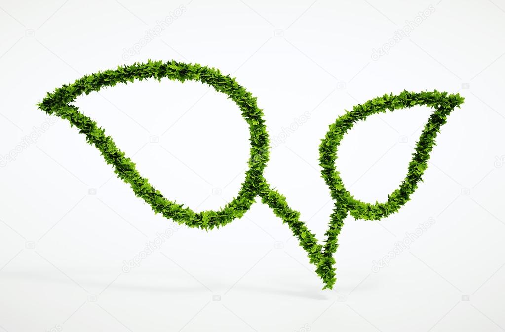 Eco leaf symbol