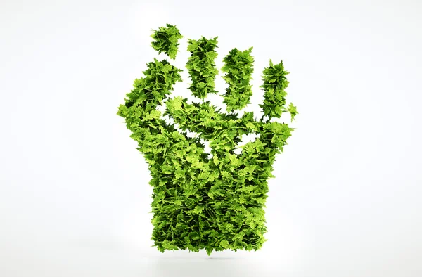 Eco segno di rivolta — Foto Stock