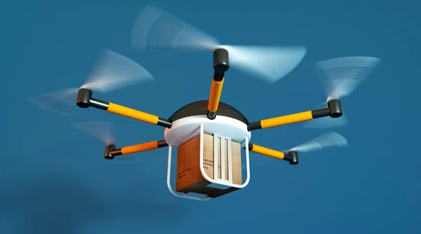 Concept de livraison de drones — Photo