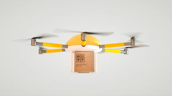 Concetto di consegna drone — Foto Stock