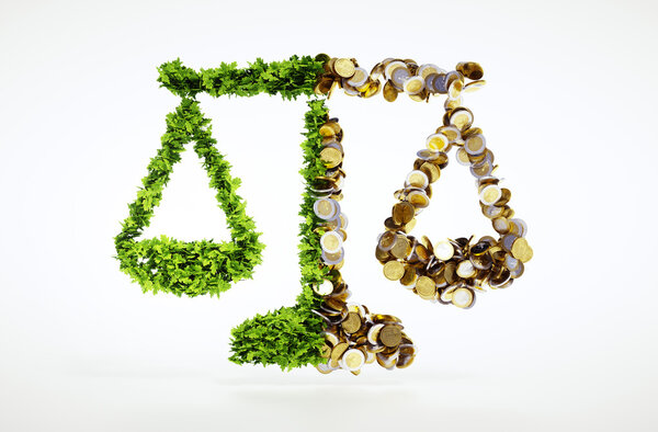 Ecología y Negocios — Foto de Stock