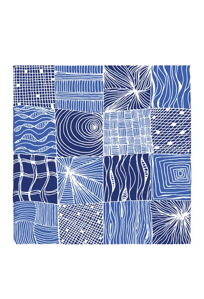 Mavi süsleme kartı