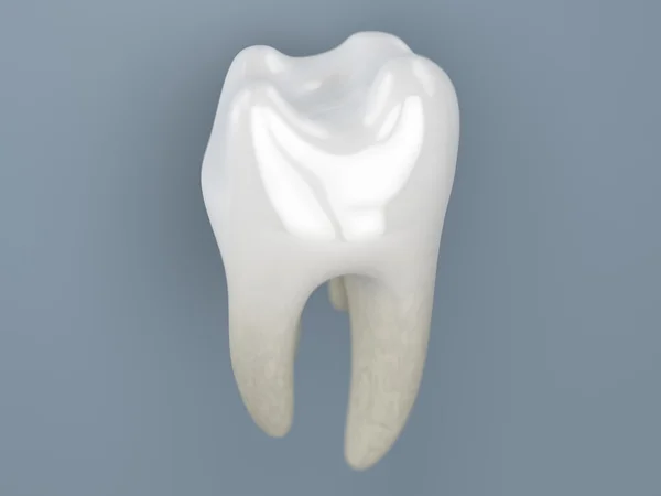 Közel egy fehér fog — Stock Fotó