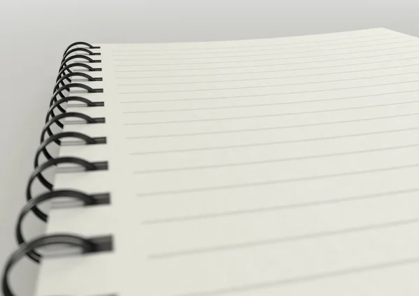 Blank notepad on surface — Stock Photo, Image