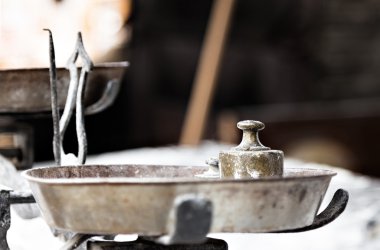 Rustik konutlardan detay.