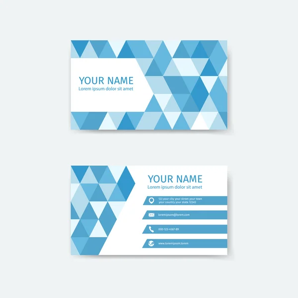 Business card design templates — Stock Vector