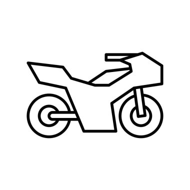 motosiklet, motosiklet, araç, ulaşım simgesi çizimi