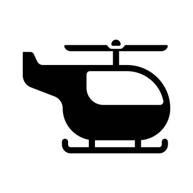 helikopter, helikopter, araç, ulaşım simgesi çizimi