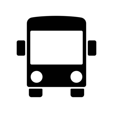 otobüs, araç, ulaşım simgesi çizimi