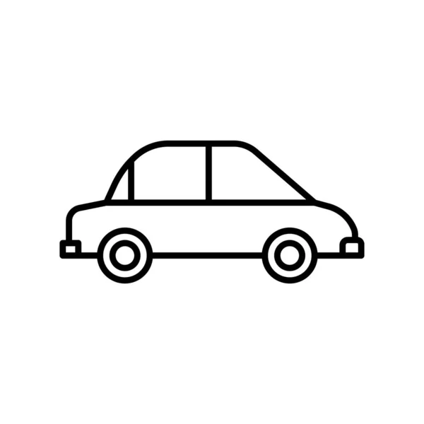 Coche Automóvil Vehículo Icono Transporte Vector Ilustración — Archivo Imágenes Vectoriales