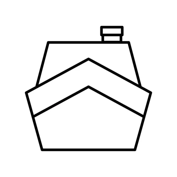 Πλοίο Κρουαζιέρα Γιοτ Εικονίδιο Διανυσματική Απεικόνιση — Διανυσματικό Αρχείο