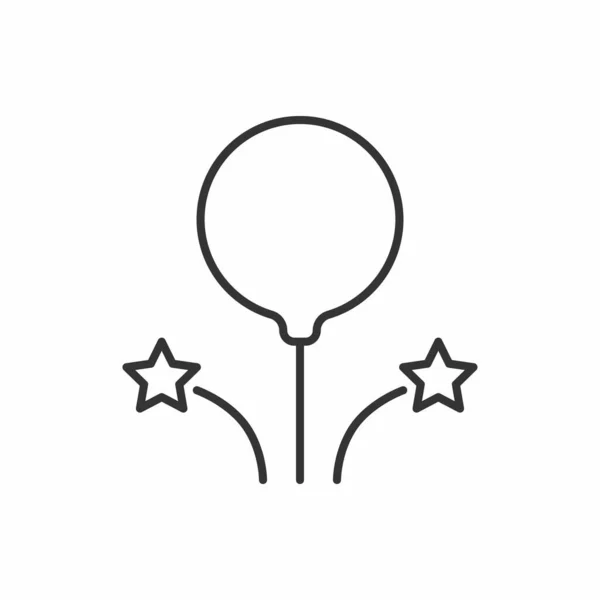 気球のアイコンベクトル図 — ストックベクタ