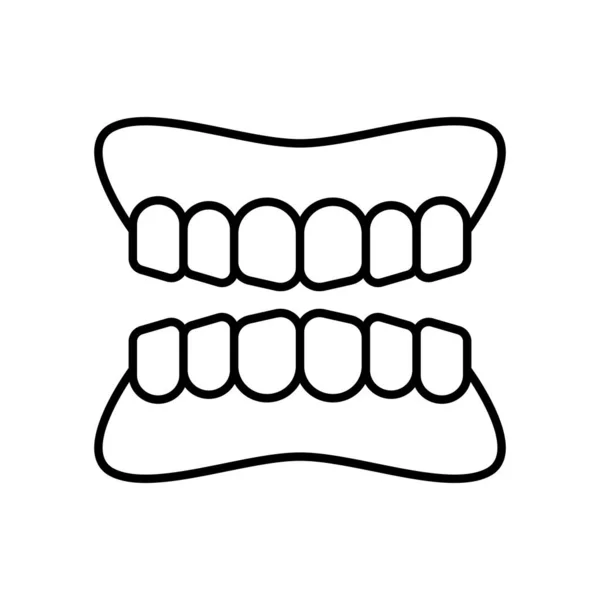Іконка Зубної Гумки Векторна Ілюстрація — стоковий вектор