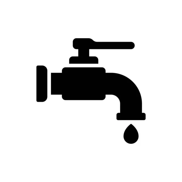 Tap Icon Faucet Icon Water Tap Vector Illustration — Stock Vector
