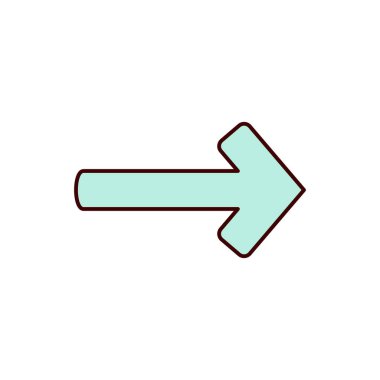 ok simgesi, ok başlıkları vektörü, yön illüstrasyonu