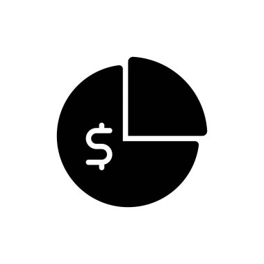 iş simgesi, grafik vektörü, bütçe illüstrasyonu