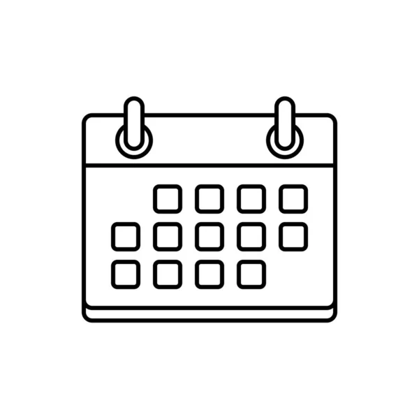 Calendar Icon Date Vector Appointment Illustration — Stock Vector