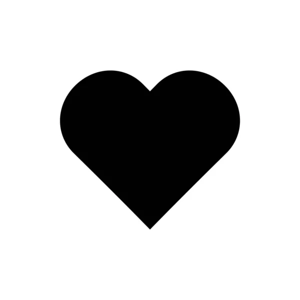 Heart Icon Love Vector Romance Illustration — Stock Vector