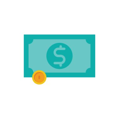 para simgesi, nakit vektörü, banknotlar resimleme