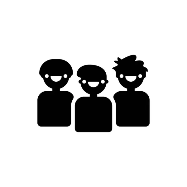 Menschen Symbol Gruppenvektor Team Illustration — Stockvektor