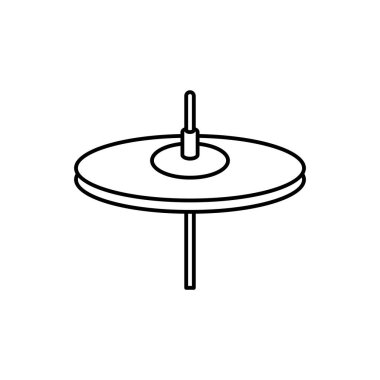 hihat zil simgesi vektör illüstrasyonuName