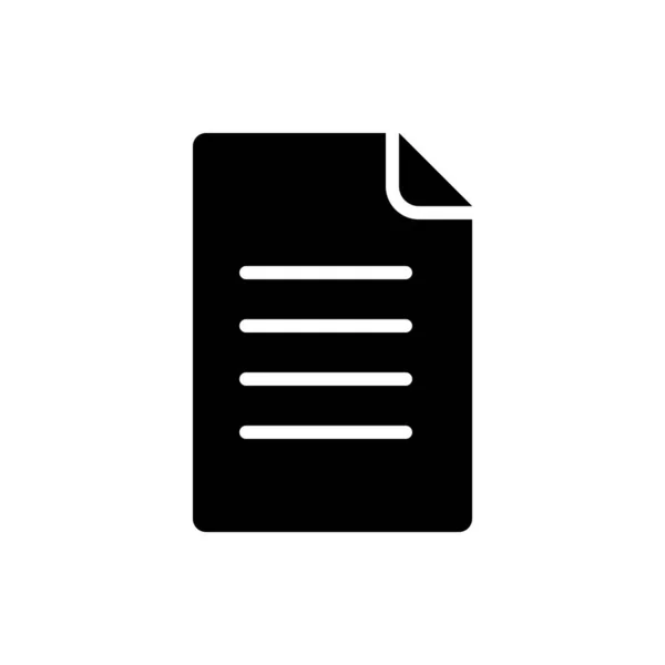 Document Icon File Vector Illustration — Stock Vector