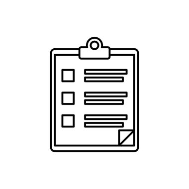 liste simgesi, yapılacaklar listesi, pano vektör illüstrasyonu