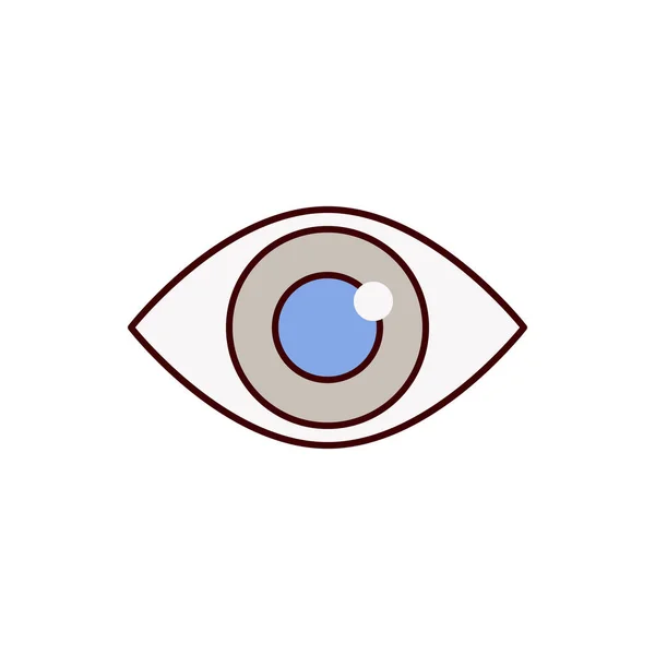 Eye Icon Optic Vector Illustration — Stock Vector