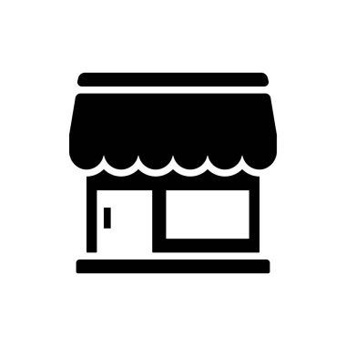 shop icon, retail, store vector illustration