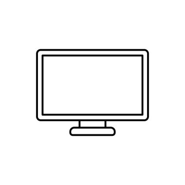 TV simgesi, simge vektör resimlerini göster