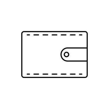 cüzdan simgesi, cüzdan simgesi vektör illüstrasyonu