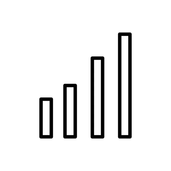 Icono Señal Ilustración Del Vector Wifi — Archivo Imágenes Vectoriales