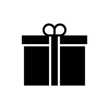 hediye simgesi, mevcut simge vektör illüstrasyonu