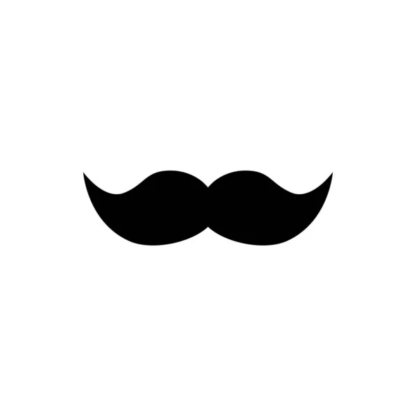 Icône Moustache Illustration Vectorielle Icône Moustache — Image vectorielle