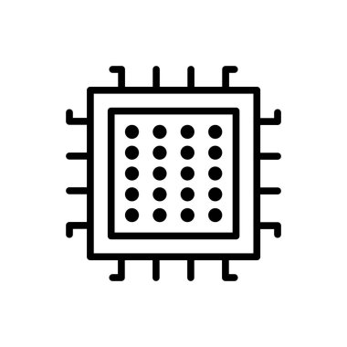İşlemci simgesi, devre gemisi simgesi çizimi