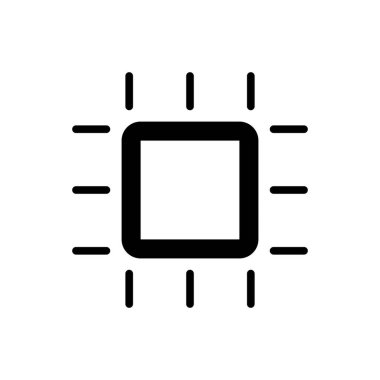 İşlemci simgesi, devre gemisi simgesi çizimi