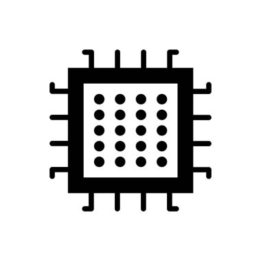 İşlemci simgesi, devre gemisi simgesi çizimi