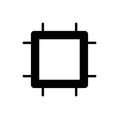 İşlemci simgesi, devre gemisi simgesi çizimi