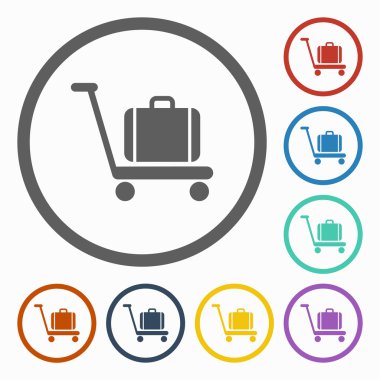 Bagaj arabası simgesini