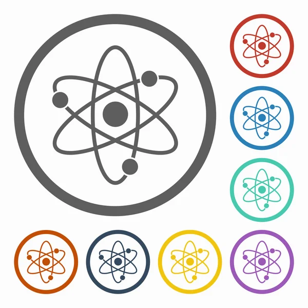 Atom icon — Stock Vector