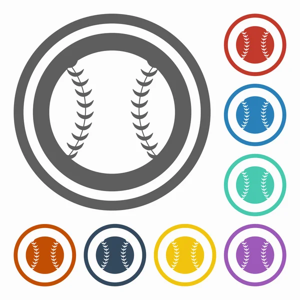 Icono de béisbol — Vector de stock