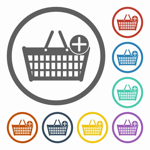 Shopping basket icon — Stock Vector