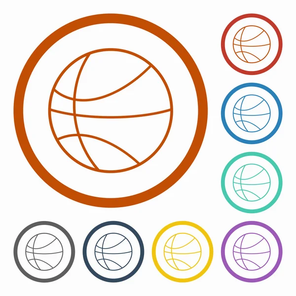 Basketbal pictogram — Stockvector