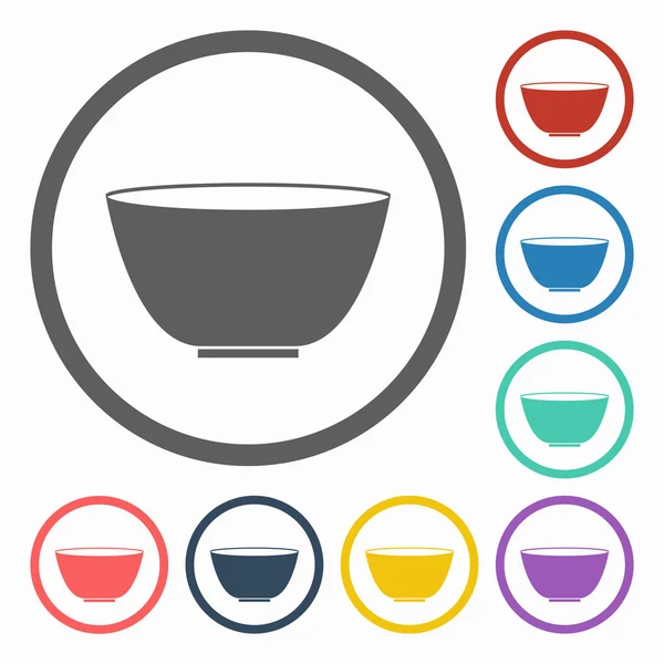 Bowl icon — Stock Vector